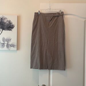 Halogen Classic Tan Pencil Skirt